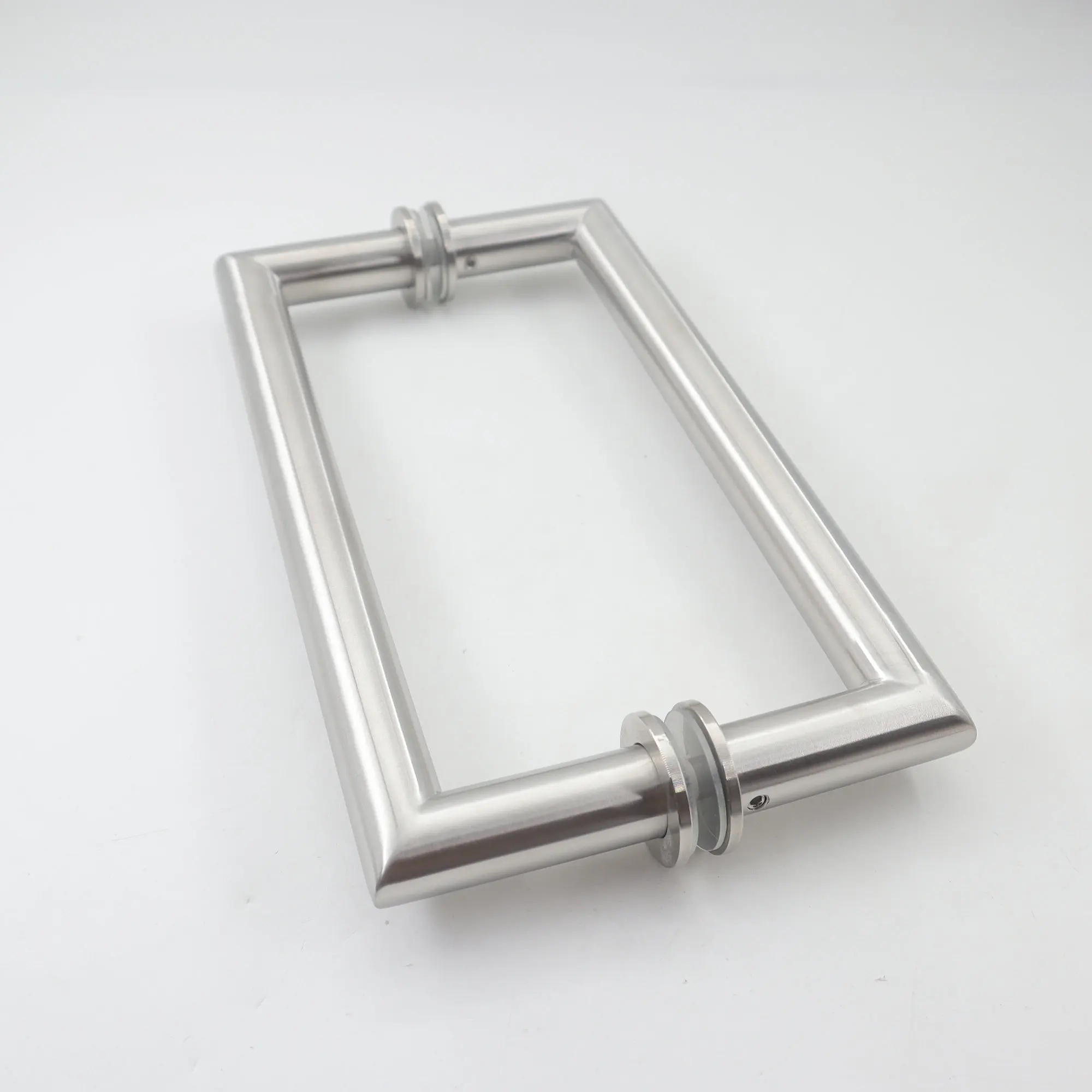 Душевая стеклянная дверь спина к спине трубчатые ручки для ванной комнаты латунные 8-дюймовые дверные душа