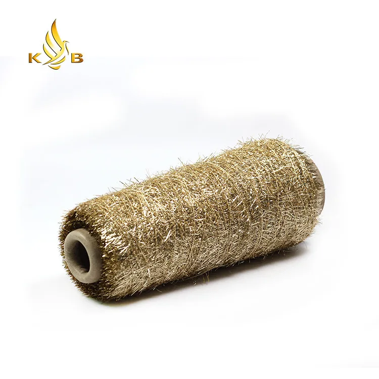 Polyester feather yarn eyelash yarn metallic lurex yarn manufacturer