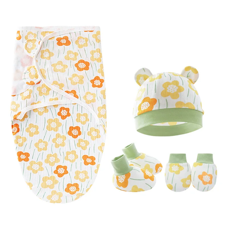 Organic Cotton Baby Sleeping Bag Newborn Baby Swaddle Blanket Wrap Bedding for Comfort and Warmth