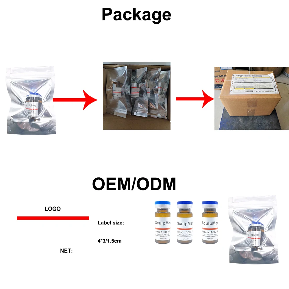 Mandelic Acid 30% 10ml Professional Skin Peel Aha Bha Pha Chemical Peel Serum For Face Body