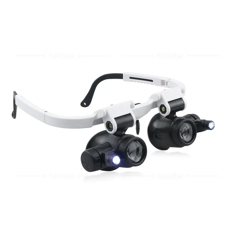 Eye Glasses Double Lens Jeweler Watch Repair Magnifier