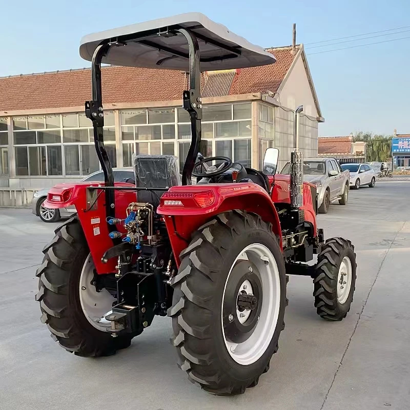 Китайский маленький трактор мощностью 80 л.с. 804 90 904 4WD с двигателем YTO и кабиной C