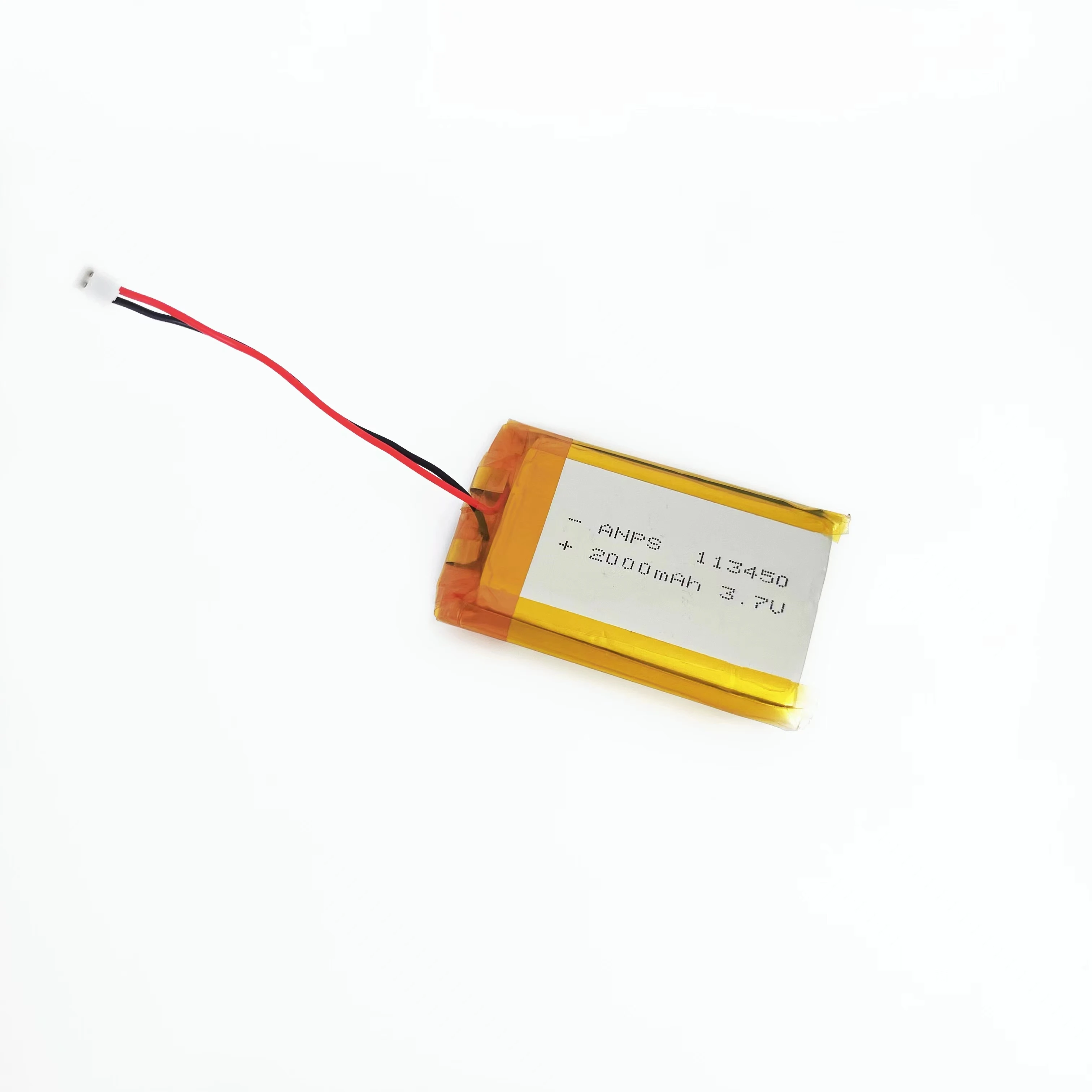 wholesale rechargeable lithium polymer cell 113450 3.7v 2000mA lipo cell for smart  watch toys bluetooth GPS