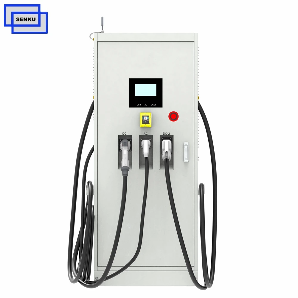 Оплата кредитной картой EV Charger 32A type 2 60KW 125A CCS2 Chademo, стоимость зарядных станций
