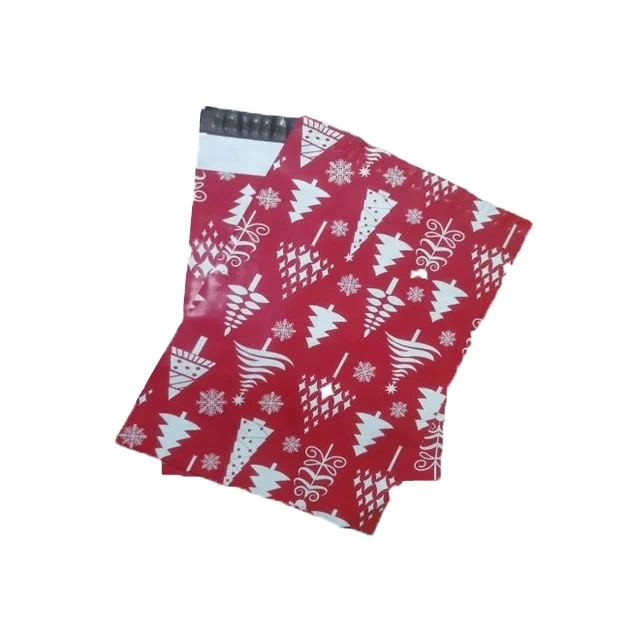 Customized Christmas Gift bag Poly Bag Packaging Printed Mailing Bag For Shipping