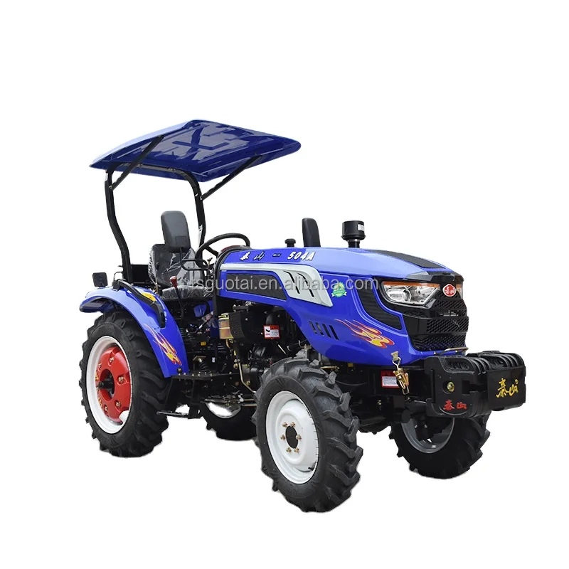 Agricultural agricol  small mini 4x4 compact farm 4 wheel farmer micro tractor 25hp 40hp 45hp 50hp  60hp 4wd tractor