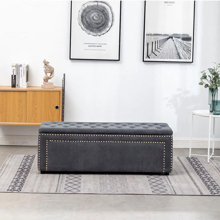 
Bedroom Hotel Bench Ottoman Footstool Stool With Storage 