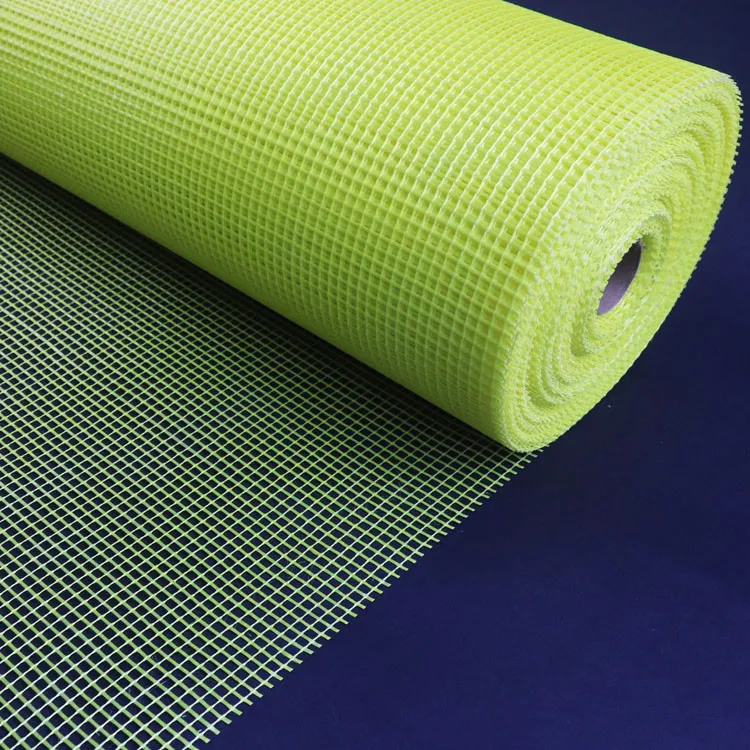 160gr 5*4mm 1m*165m Reinforced Fiber Glass Mesh Fabric In Korea