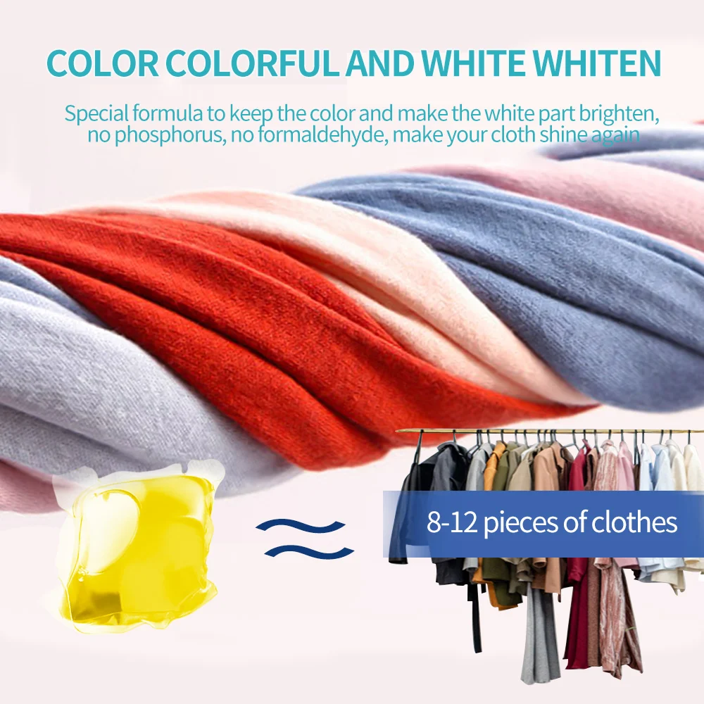 HOT 20g Laundry Pods,Laundry Detergent Capsules For Washing Clothes