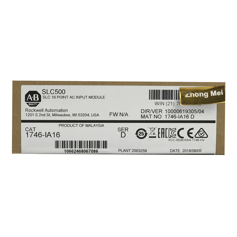 Хорошее производство Allen Bradley 1746-IA16 SLC 500 входной модуль AB PLC контроллер
