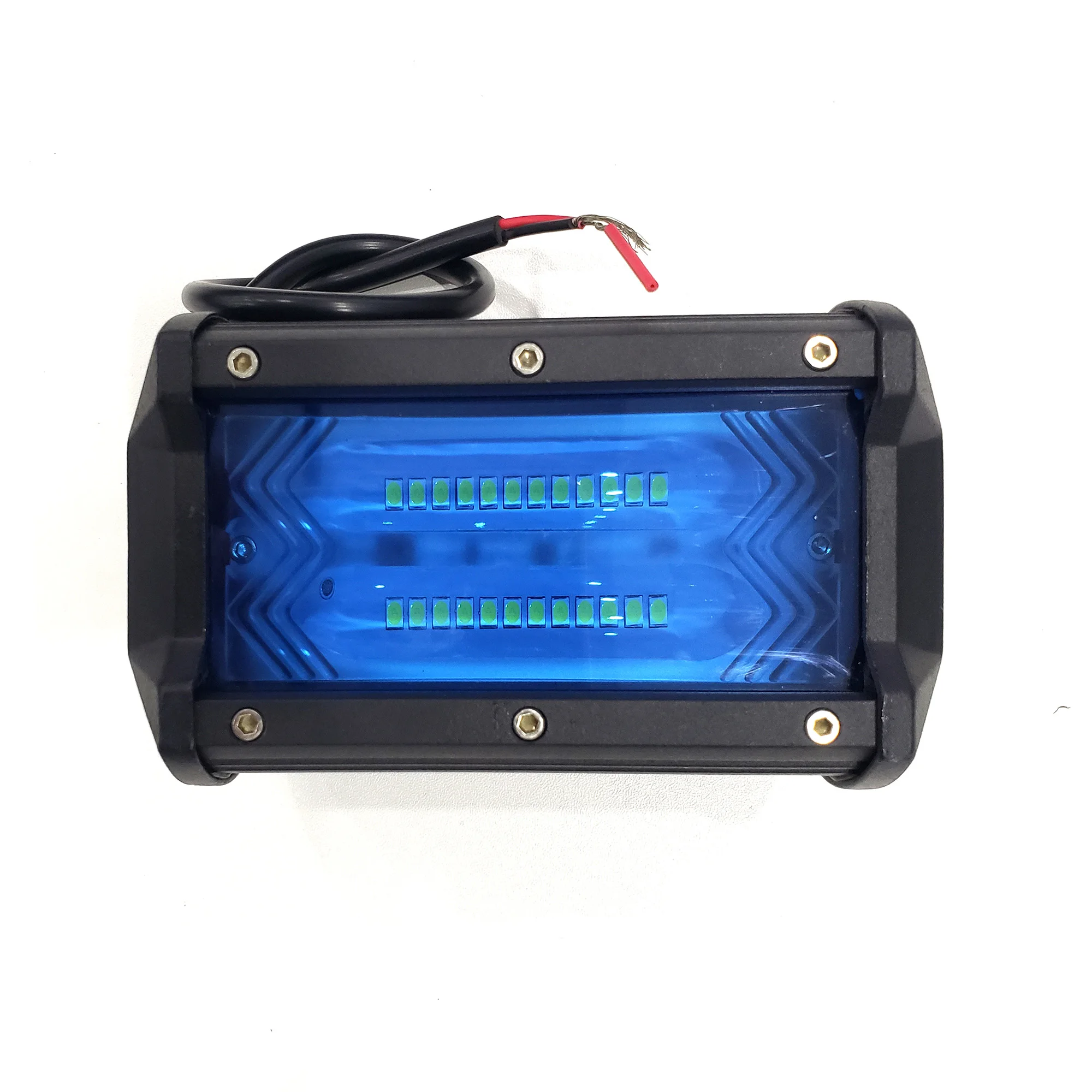 New 72w double Row Blue screen Off Road Driving Led Work Light bar for UTV ATV Jeep Truck Boat