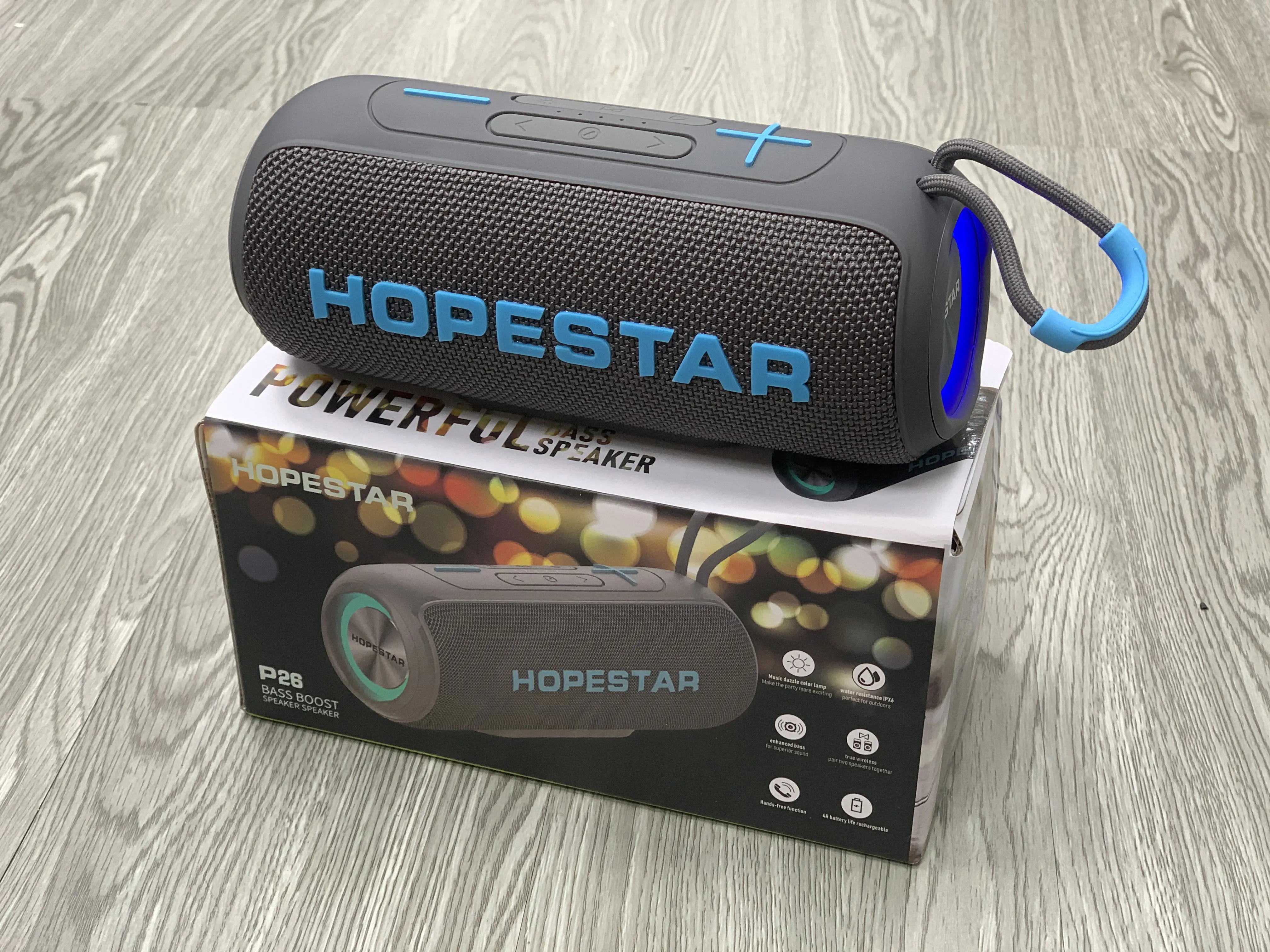 2022 High Quality New Stereo Speakers Wireless IPX6 Waterproof Portable Bluetooth Speaker