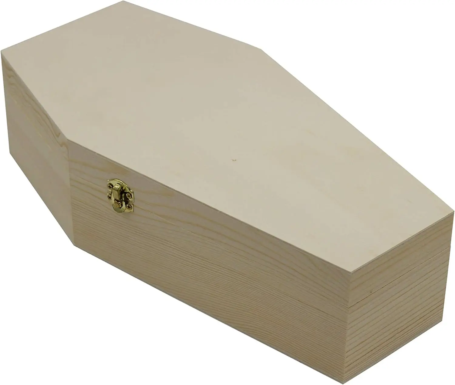 Large Halloween Coffin Box - Fillable Hinge Box, Suitable for Halloween Decorations, Party Gifts, Goth, Decorations, Coffin Box