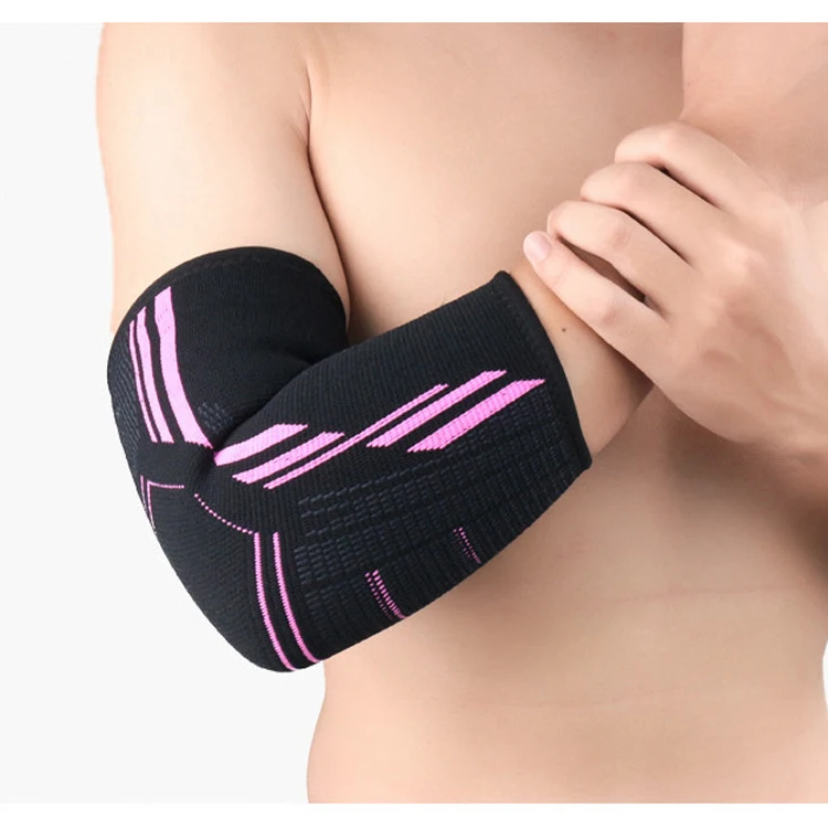 LFN-118#OEM Elastic elbow brace Support for Tendonitis Pain Elbow Sleeve with Adjustable Elastic Bandage for Tennis Elbow