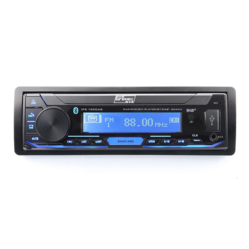 Detachable Car DAB Radio Car MP3 Player FM Aux Input Receiver USB with BT Stereo Audio