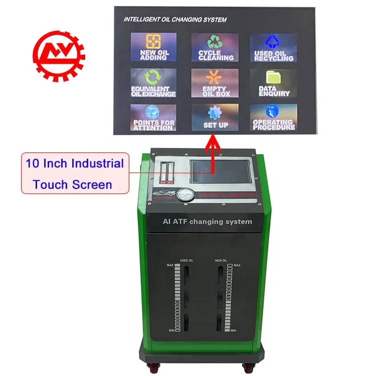AC Power 220V 110V 10 inch Touch Screen Auto Transmission Fluid Exchange Gear Box Oil Clean Fully Automatic ATF Flushing Machine