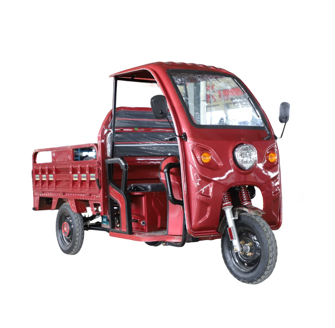 Electric Bike Three Wheels Electric Tricycle Enclosed Electric Tricycle With Cabin For Sale