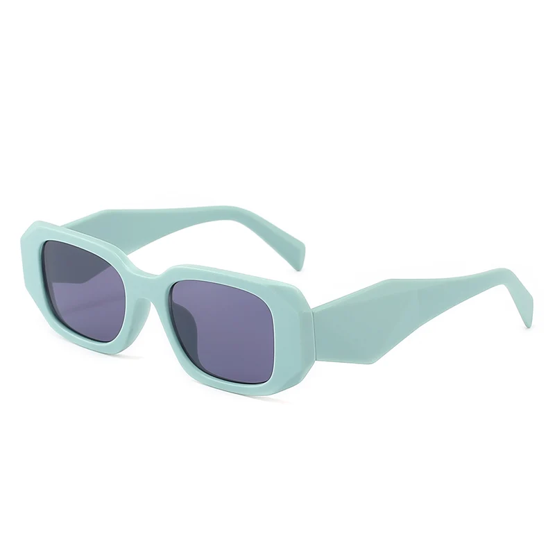 New design wholesale small rectangle classic unisex colorful trendy sun glasses