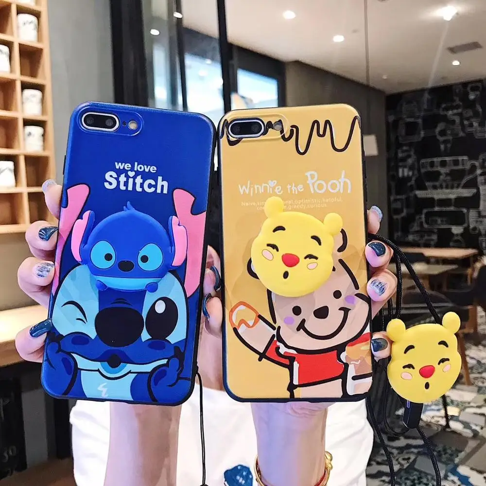 высокое качество нескользящий Силиконовый чехол для телефона 3d резиновый креативный мультяшный чехол для телефона