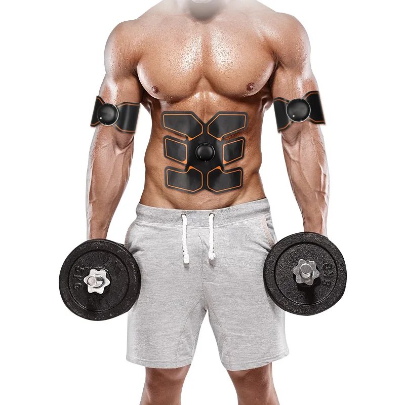 Стимулятор АБС тоник для мышц с 10 дополнительными гелевыми подушечками тонизирующий пояс брюшного пресса EMS мужчин и женщин тренажер рук ног