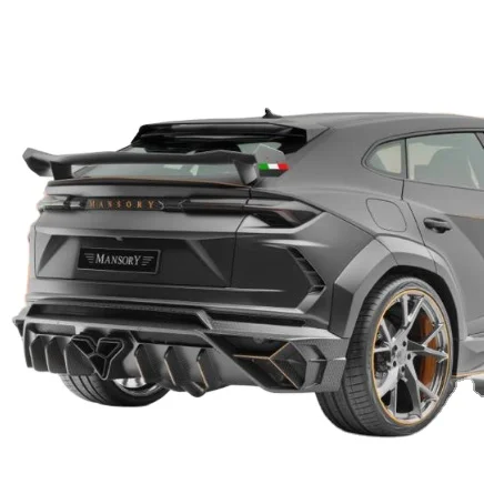 Mansori стиль углеродное волокно Корпус Комплект Задний спойлер заднее крыло для Lamborghini Urus