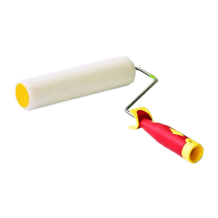 Sanfine Decorative Tools Plastic Handle Paint Roll Brush Wall Painting Go Roller Disposable Roller Brushes