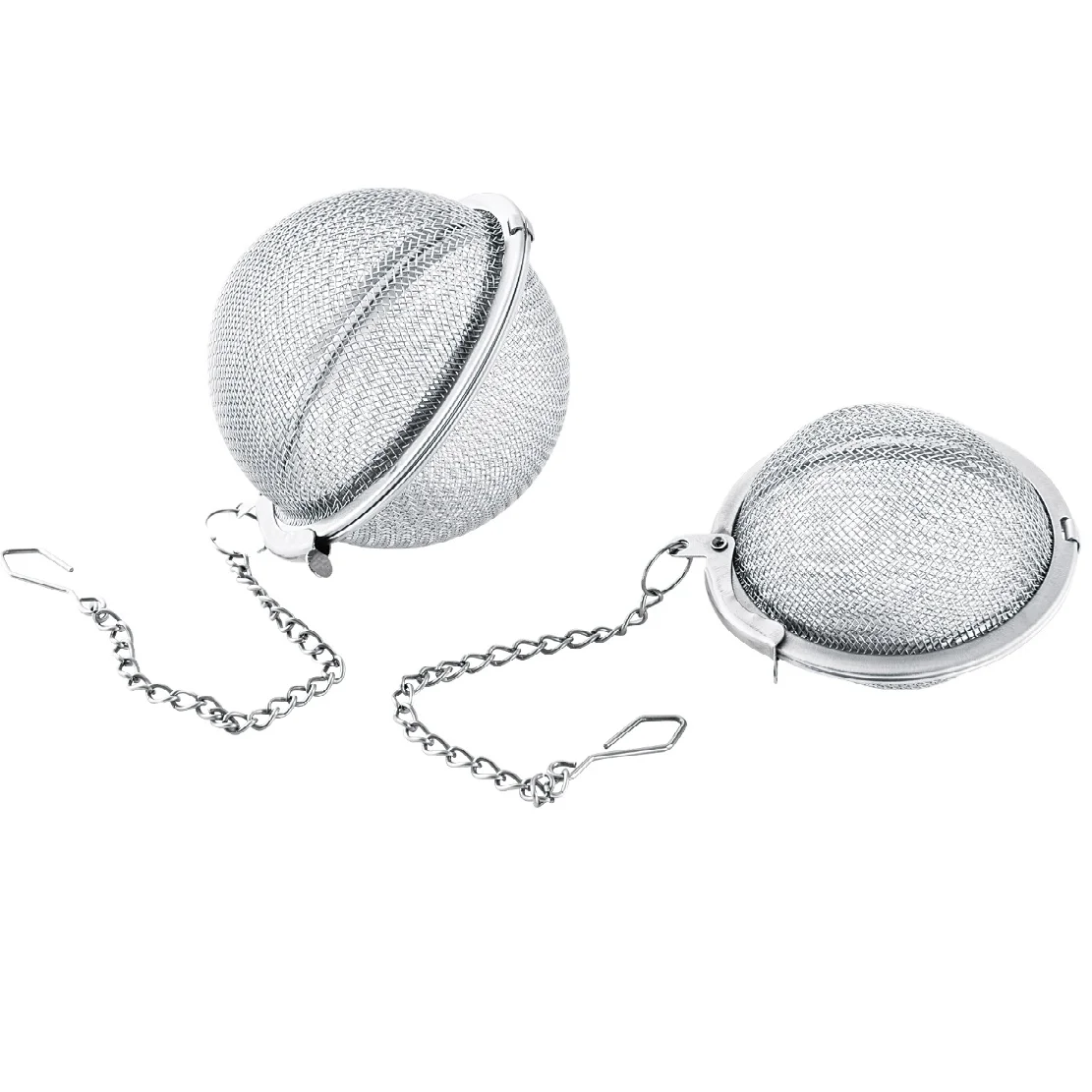 
Factory Stainless Steel Strainer Filter Loose Leaf Tea Infuser Tea infuser strainer 5.5 cm with Chain 