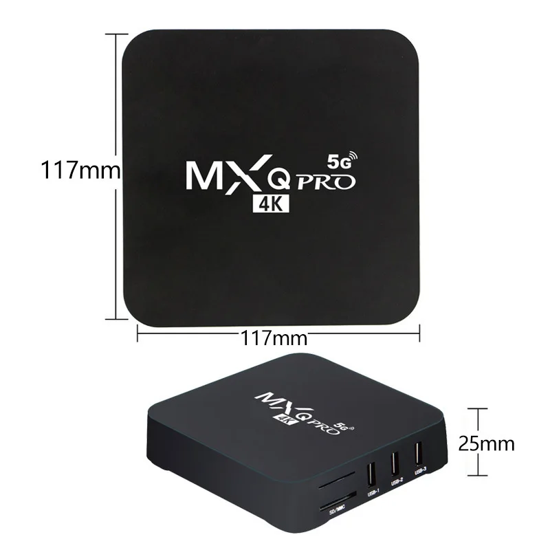 Cheapest set top box tv digital ip tv Arabic streaming MX Q PRO 4G 32GB 5G 128GB Android 11 4K smart tv box from China