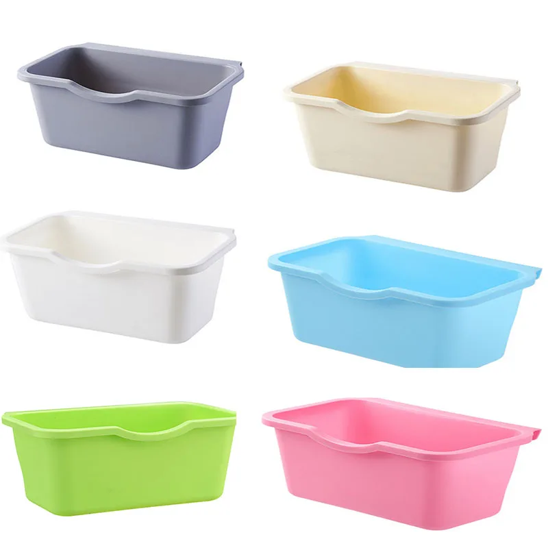Kitchen Storage Boxes Household Plastic Thickening Desktop Debris Storage Box Cabinet Door Hanging Storage Box Plastic Tool