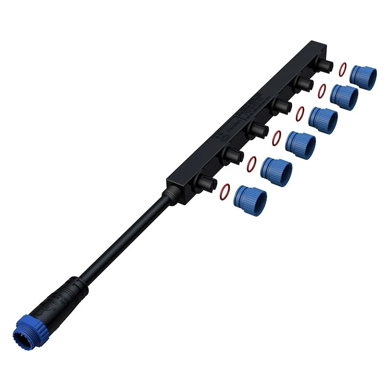 High Quality Waterproof IP68 Cable Connector 2 3 4 5 6 Pin M15 Led Connector For LED Street Light