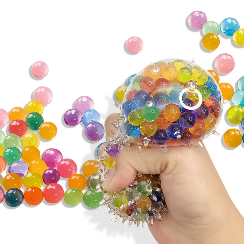 Радужный кристаллический гель 7-8 мм в форме жемчуга, грязь, гидрогель, подарок для детей, 90 г, жемчужные кристаллические гелевые шарики в форме почвы