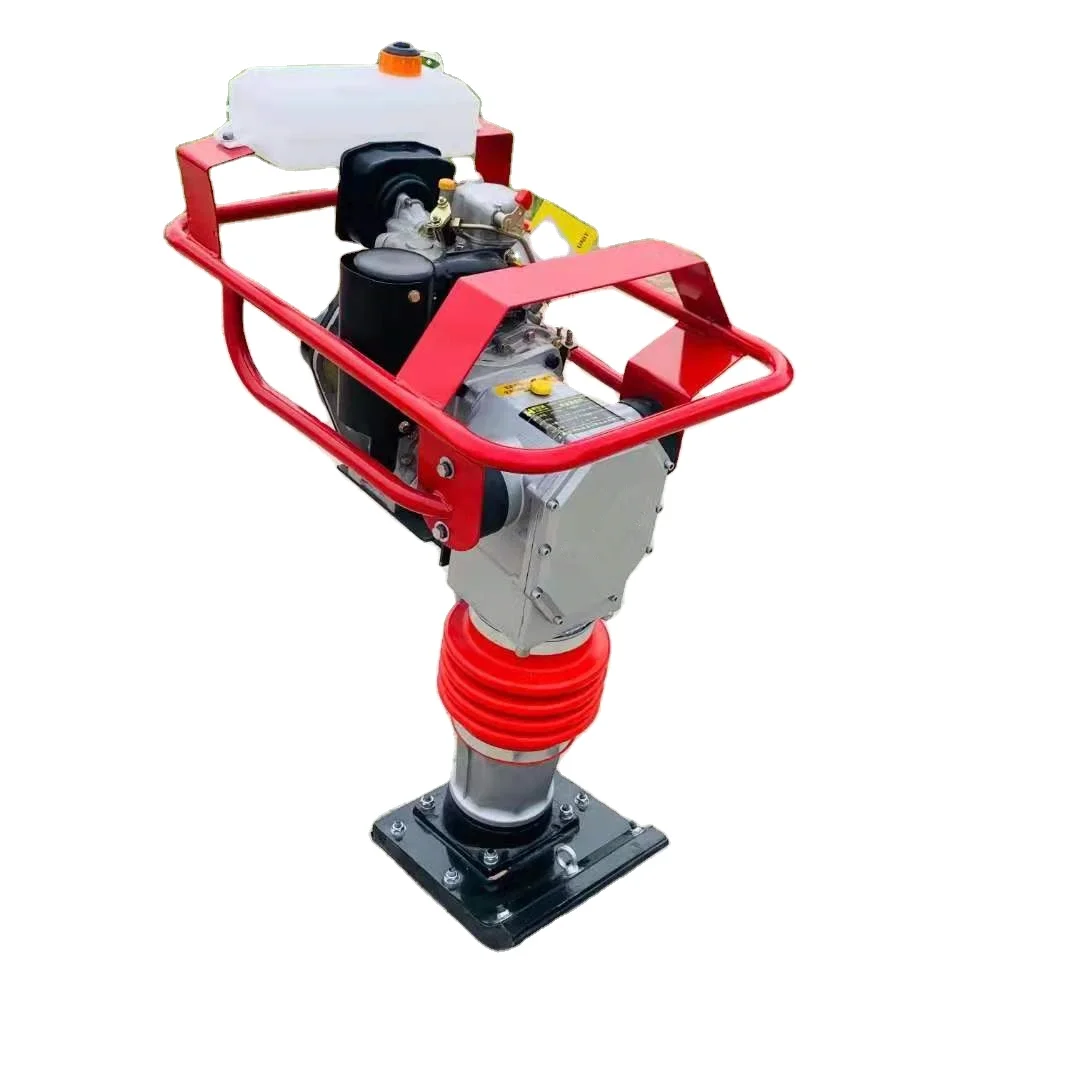 Factory Hot sale  Gasoline Engine Tamping Rammer Compactor Road Machine Rammer Machine