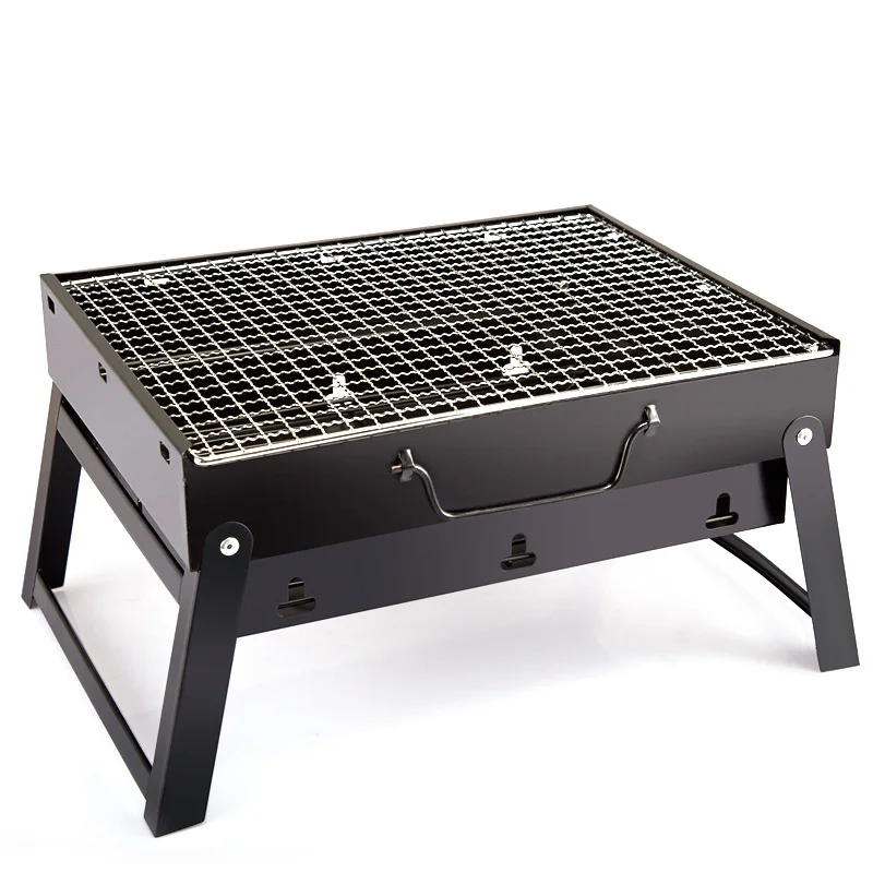 Factory Sale Stainless Steel Folding Outdoor Portable Cooking Desk Tabletop Barbecur Grills Stove for Camping Traveling