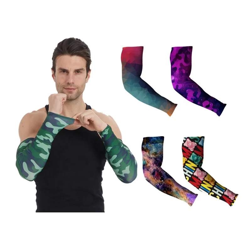 Wholesale Custom Arm Sleeves Elastic Anti UV Sun Protection Sleeves in Stock for Sale
