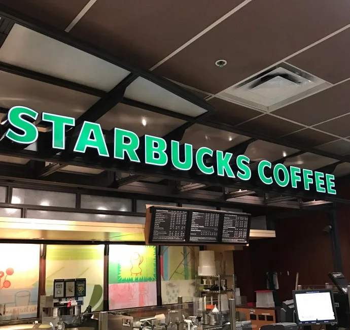 Логотип со светодиодными фонарями вывеска для ресторана вывески магазинов 3D электронные светодиодные наружные цена с логотипом