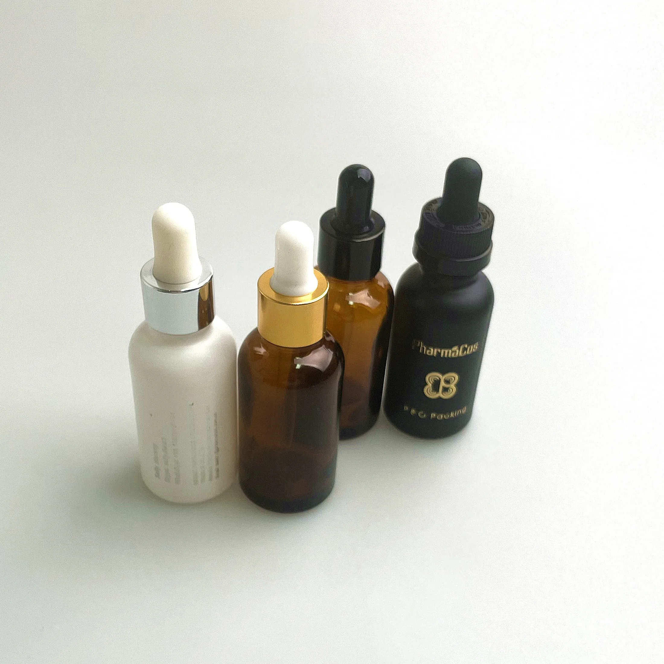 Бутылки с эфирным маслом с личным образцом стеклянной бутылки с пипеткой