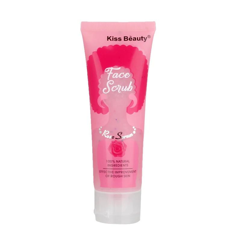 Kiss Beauty Natural Rose Serum Face Scrub Effective Improvement Exfoliating Facial Scrub