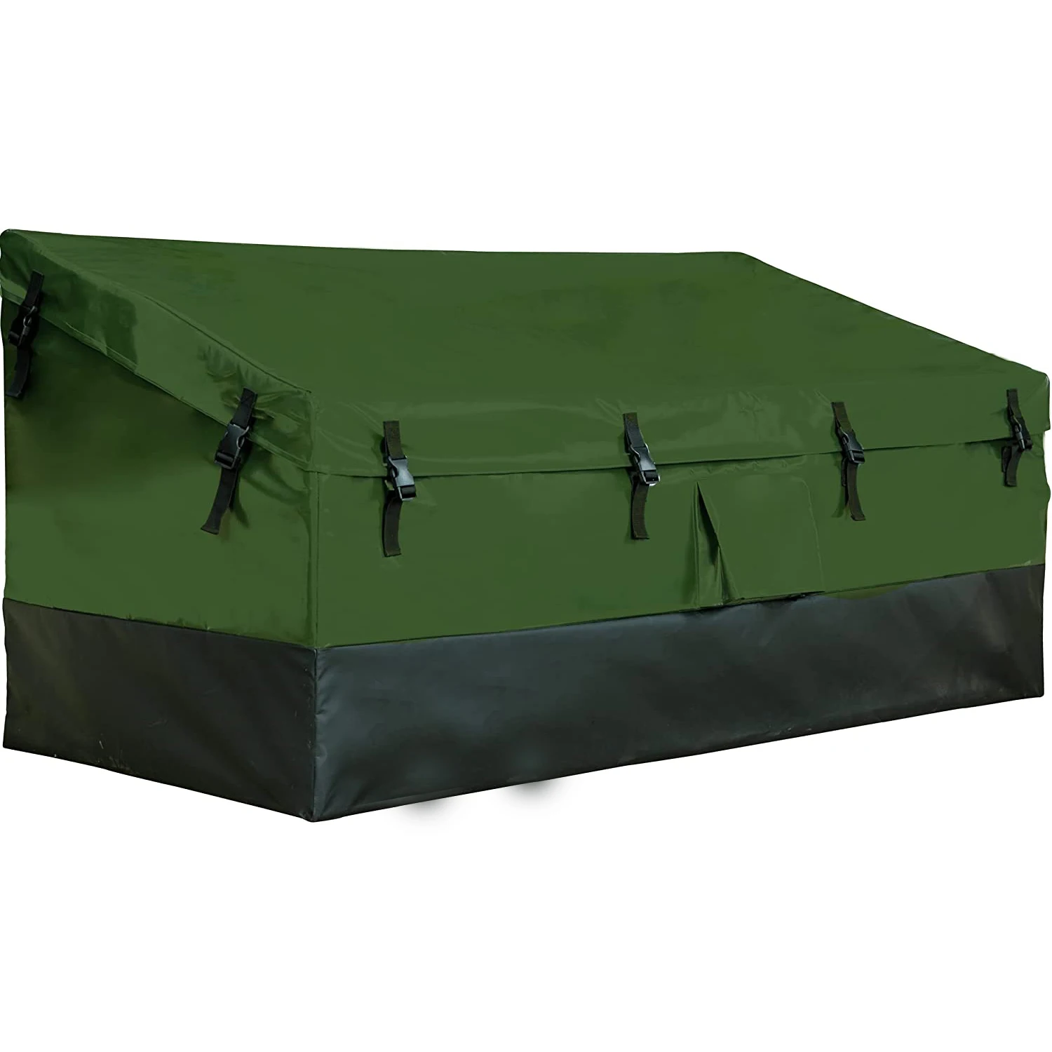 Outdoor Storage Box (Waterproof) - Heavy Duty, Portable, All Weather Tarpaulin Deck Box - Protects from Rain, Wind, Sun & Snow