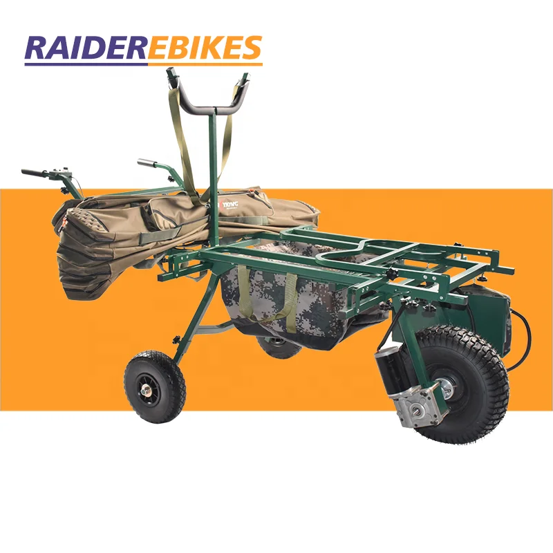 Raider electric barrow Регулируемая рама 24 В аккумуляторная батарея для ловли карпа