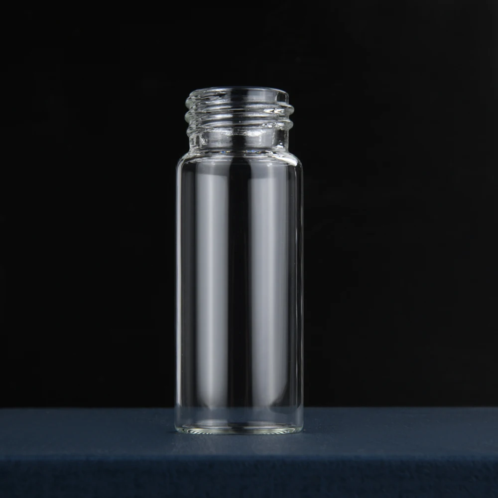1.5ml clamp top glass sample vial glass hplc vials pharmaceutical storage bottle sampling vials