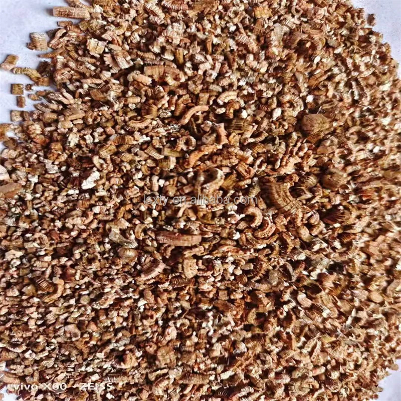 Steel Structure Fireproof Coating Used 1-2/1-3mm Golden Yellow Expanded Vermiculite