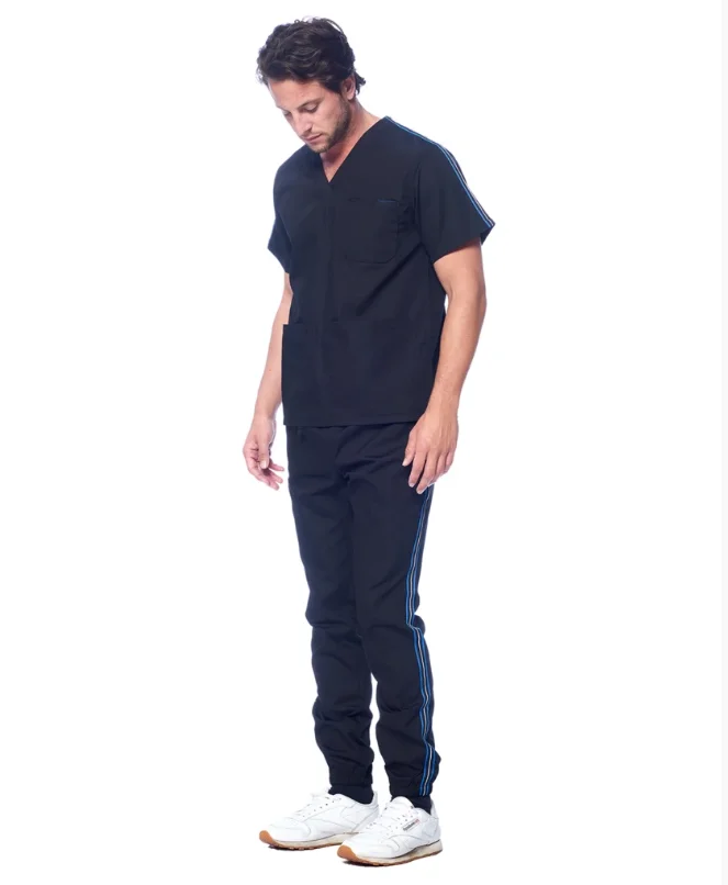 
Excellent Quality Nurse Uniform unisex V-neck scrub Jogger Medical Uniforms Medical Scrub Set 