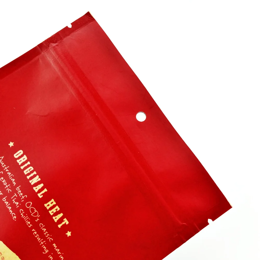 Custom Print Packaging Matte Barrier Food Grade Zip Ziplock Aluminum Foil Recyclable Standing Pouch Biodegradable Kraft Doypack