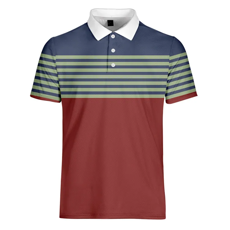 Striped Polo Shirt Men 2021 Summer Cotton Men's Polo Shirt Male Short Sleeve Casual Shirt Mens