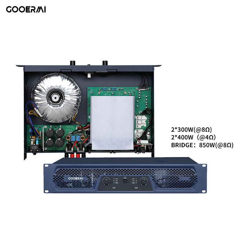 MIA-T3/T5T7/T10 2*1000 Вт 2CH усилитель мощности класса H двухступенчатый источник питания 550 двухканальный 1000