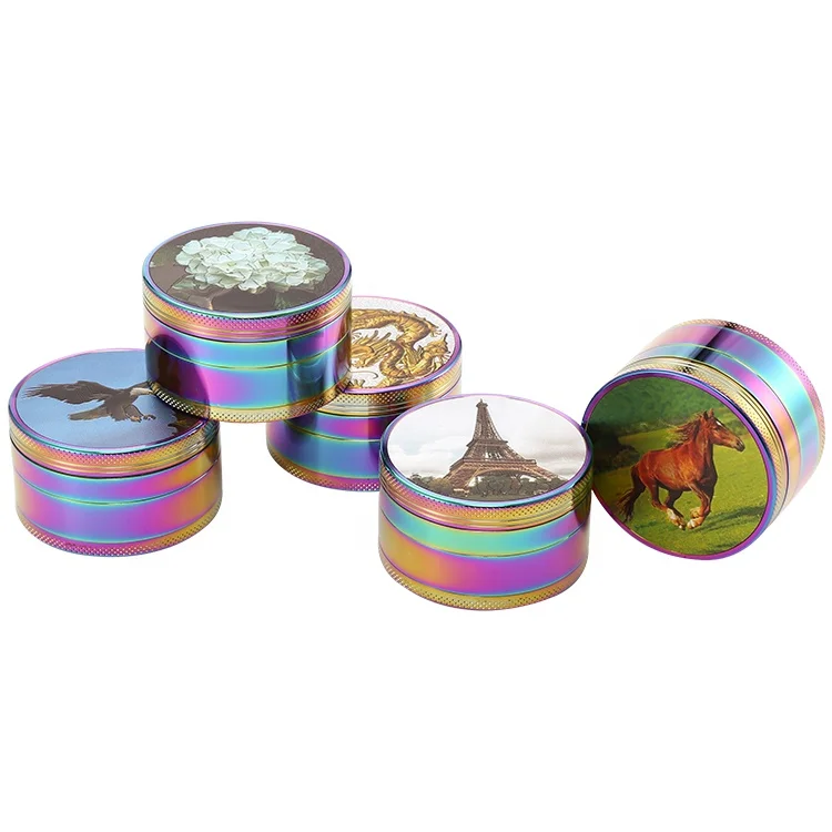 Оптовая продажа пользовательские разноцветные сорняк дым шлифовальные станки с ручкой