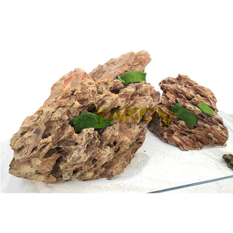 10-50cm aquarium tank ornaments dragon stone