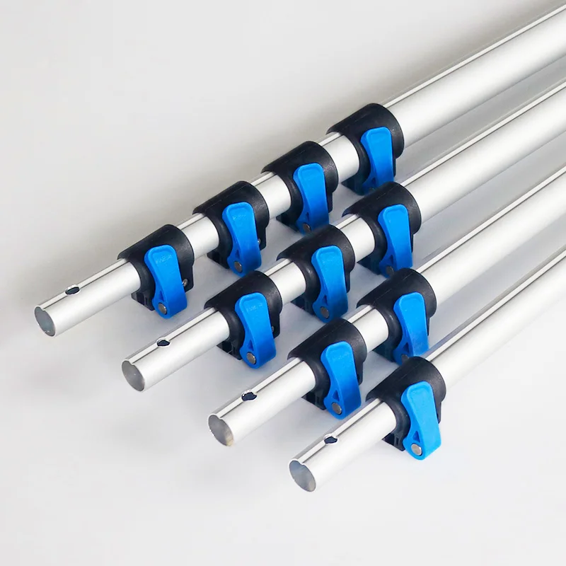 Sunnysmiler Telescopic rod 9m  Aluminum Extension Pole with twist lock extension rod For Telescopic extension Pole manufacturer