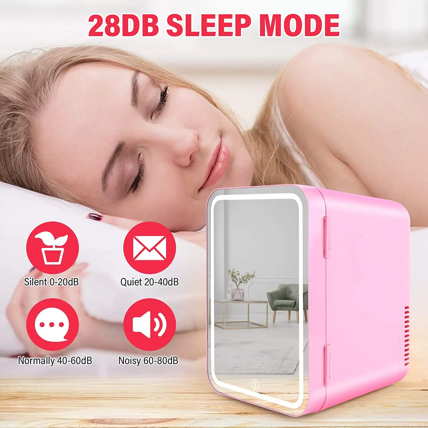 OEM ODM Custom wholesale little mini small makeup Skincare refrigerators beauty fridges for cosmetic