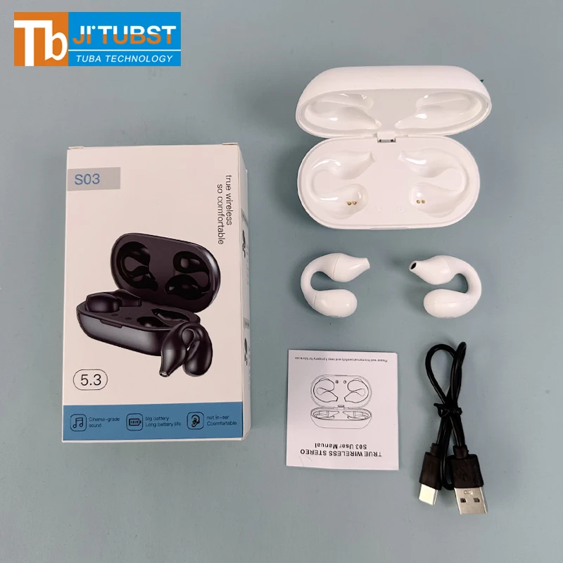 2023 earbud TWS S03 Air gaming in-ear true wireless earphones headphones BT music sports headsets
